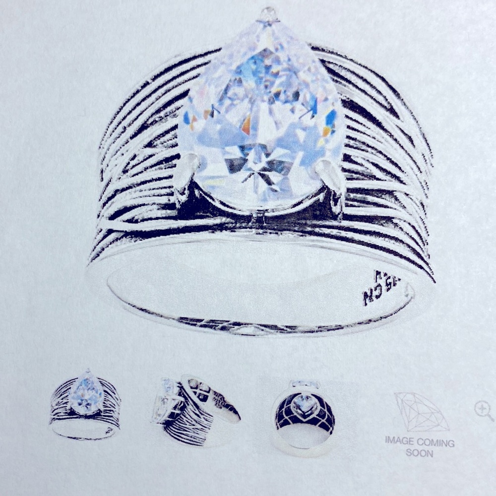 Bella Luce 8.74ctw White Diamond Simulant Ring